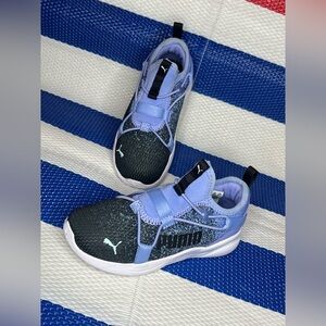 ✨🎉 Puma Soft Ride Rift Sprinkle Low Top Slip On Active Toddler Child Size 9C